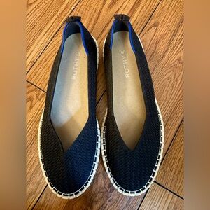 Rothy's Espadrille Black Flats